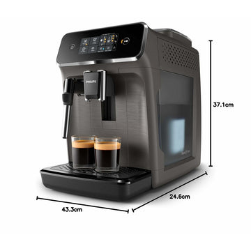 Superautomatic Coffee Maker Philips EP2224/10 Black Anthracite 1500 W 15 bar 1,8 L
