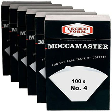 Cafétière Moccamaster 85022 Blanc Papier Aluminium