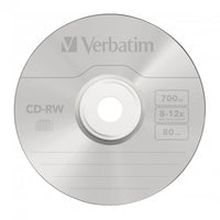 CD-RW Verbatim    10 kosov 700 MB 12x