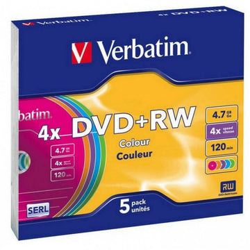 DVD-RW Verbatim 5 kosov Pisana 4,7 GB 4x