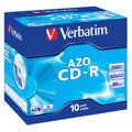 CD-R Verbatim CD-R AZO Crystal 700 MB (10 Unités)
