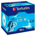 CD-R Verbatim Music CD-R 700 MB Noir (10 Unités)