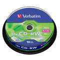 CD-RW Verbatim    10 Units 700 MB 12x