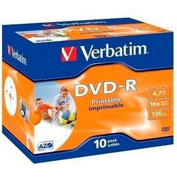 DVD-R Verbatim 4,7 GB 16x 10 Stück (10 Stück)