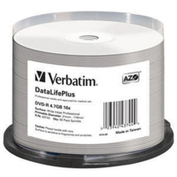 DVD-R Verbatim DataLifePlus 50 Pièces (50 Unités)