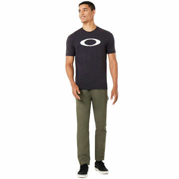 Men’s Short Sleeve T-Shirt Oakley O-Bold Ellipse Grey