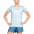 T-shirt à manches courtes femme Under Armour HeatGear Bleu clair