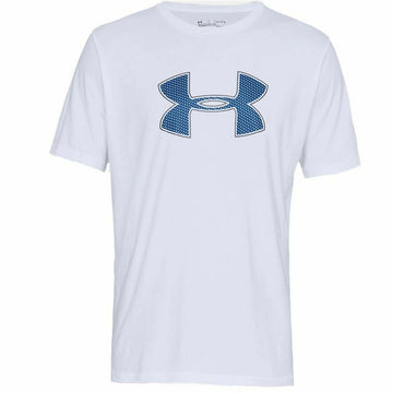 Herren Kurzarm-T-Shirt Under Armour Fleece Big Logo Weiß