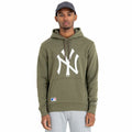 Herren Sweater mit Kapuze New Era Logo Team NYY grün