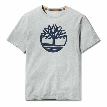 Men’s Short Sleeve T-Shirt Timberland Kennebec River Tree Grey