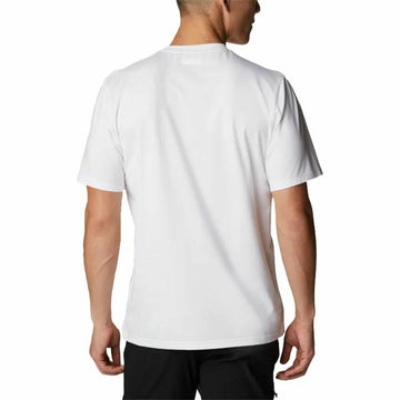 T-shirt à manches courtes homme Columbia Sun Trek Blanc Homme