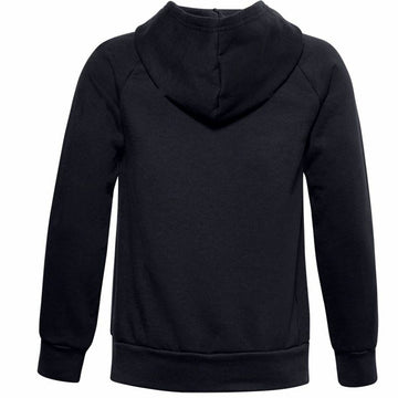 Sweat à capuche enfant Under Armour Fleece Rival Big Logo Noir