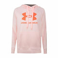 Sweat à capuche femme Under Armour Rival Fleece Rose