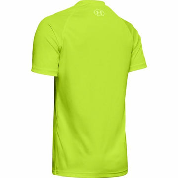 Children’s Short Sleeve T-Shirt Under Armour Tech Big Logo Yellow