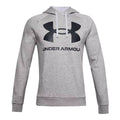 Men’s Hoodie Under Armour Rival Big Logo Light grey