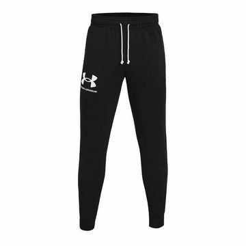 Long Sports Trousers Under Armour Rival Terry Jogger Black Men