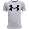 T shirt à manches courtes Enfant Under Armour Tech Big Logo Gris