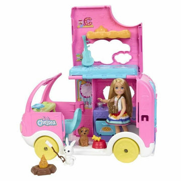 Otroška lutka Barbie Chelsea motorhome barbie car box