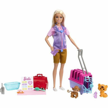 Puppe Barbie SAUVETEUSE D'ANIMAUX