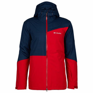 Men's Sports Jacket Columbia Iceberg Point Red Blue