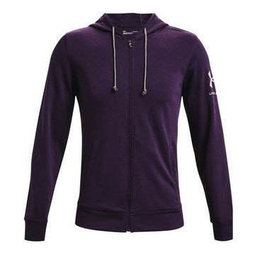 Sportjackefür Herren Under Armour Rival Terry Magenta