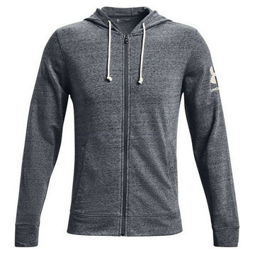 Veste de Sport pour Homme Under Armour Terry Noir Gris foncé