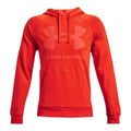 Sweat à capuche homme Under Armour Rival Fleece Big Logo Orange