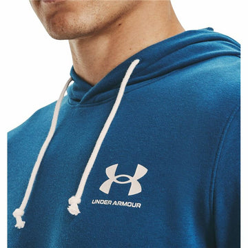 Herren Sweater mit Kapuze Under Armour Rival Terry Blau