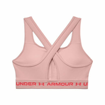 Soutien-gorge de Sport Under Armour  Crossback Mid Rose