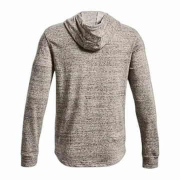 Herren Sweater mit Kapuze Under Armour Rival Terry Logo Hellgrau