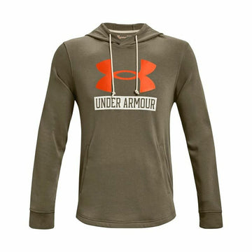 Herren Sweater mit Kapuze Under Armour  Hoodie  Khaki