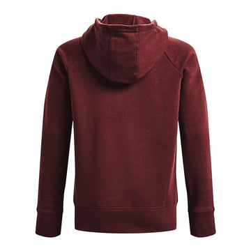 Damen Sweater mit Kapuze Under Armour Rival Fleece Granatrot