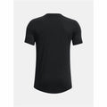 Herren Kurzarm-T-Shirt Under Armour Curry Lightning Logo Schwarz