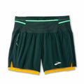 Men's Sports Shorts Brooks High Point 5" 2-in-1 Green