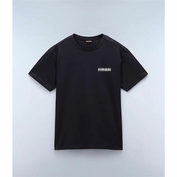 Men’s Short Sleeve T-Shirt Napapijri S-Linth Ss Black