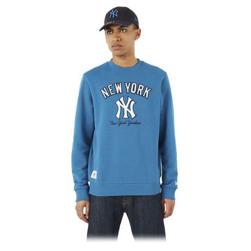 Herren Sweater ohne Kapuze New Era MLB Heritage New York Yankees Blau