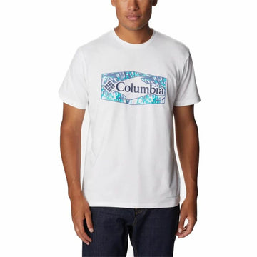 Maillot de Corps de Sport à Manches Coupe Columbia Sun Trek™ Blanc