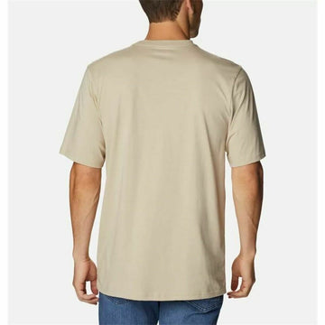 T-shirt à manches courtes homme Columbia Csc Basic Logo™ Marron Clair Montagne