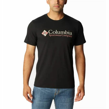 Herren Kurzarm-T-Shirt Columbia CSC Basic Schwarz