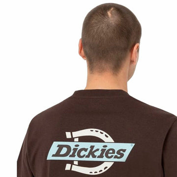 Herren Kurzarm-T-Shirt Dickies Ss Ruston Braun