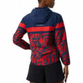Women's Sports Jacket New Balance Printed Accelerate Blue