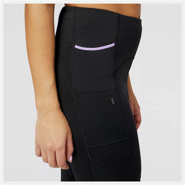 Leggings de Sport pour Femmes New Balance Impact Run AT Heat Tight Noir