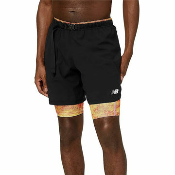 Herren-Sportshorts New Balance Impact Run 2 in 1 Schwarz