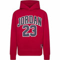 Sweat-shirt Enfant Jordan Hbr Flc Po Rouge