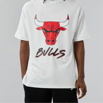 T shirt à manches courtes NBA SCRIPT MESH New Era WHIFDR 60284736 Blanc