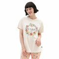 Damen Kurzarm-T-Shirt Vans Wreath Of Flowers Bff Tee-B 