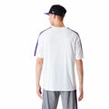 T-shirt à manches courtes homme New Era NBA Colour Block LA Lakers Blanc