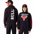 Unisex Sweater mit Kapuze New Era NBA Colour Block Chicago Bulls Schwarz