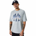 T-shirt à manches courtes homme New Era MLB Arch Graphic New York Yankees Gris clair