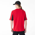 Men’s Short Sleeve T-Shirt New Era NBA MESH PANEL OS TEE CHIBU 60435481  Red (L)